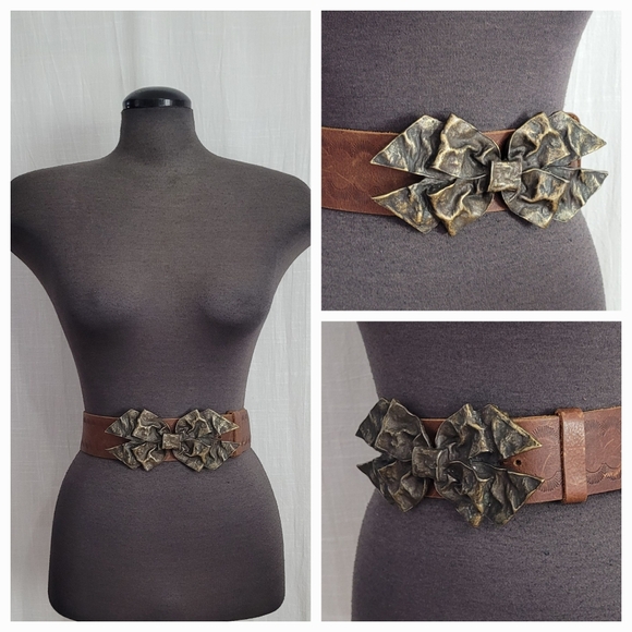 Betsey Johnson Leather belt / L - Picture 5 of 6